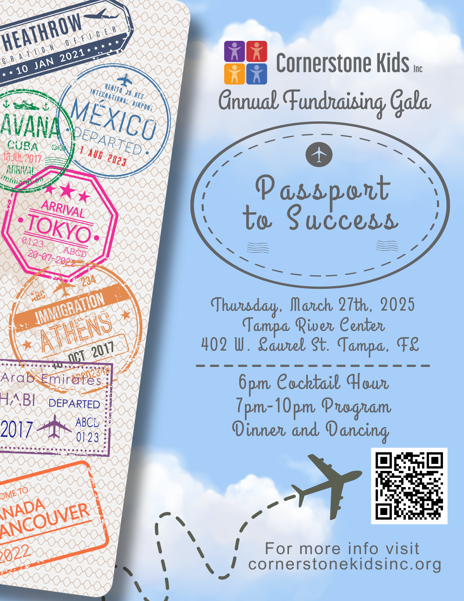 Cornerstone Kids | Fundraiser Dinner & Celebration - graphic